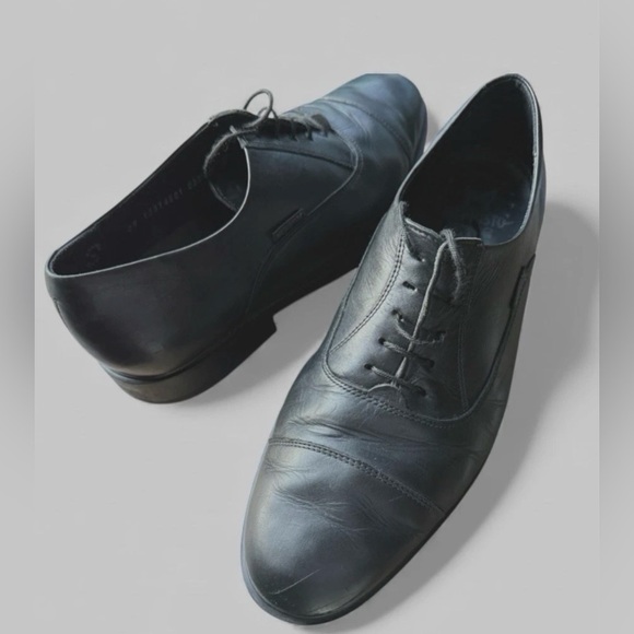 Mephisto Air Jet Men US 8.5 Black Leather Lace Up Oxford Shoes Eur 8 France main image 13